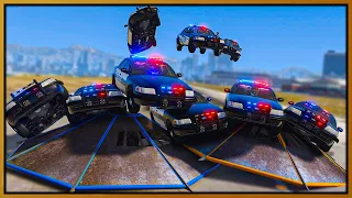 GTA 5 Roleplay - TWO 360 FLIP CAR DESTROYS COPS | RedlineRP