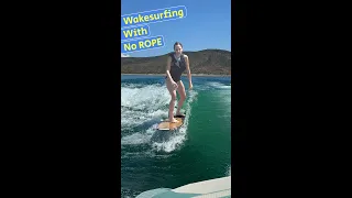 How To Wakesurf Without the Rope