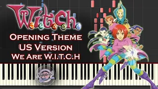 WITCH Opening US Version We Are WITCH Piano Cover / Synthesia Tutorial