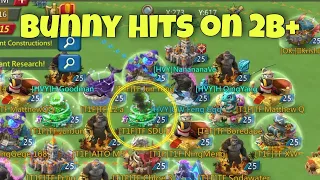 Lords Mobile - Lets go with bunny for big hits. T1F online 2b+ castles against blasts