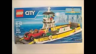 LEGO CITY Ferry Quick Build!  Set 60119 released in 2016