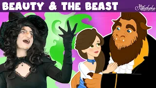 Beauty and the Beast + Mangita and Larina | Bedtime Stories for Kids in English | Live Action