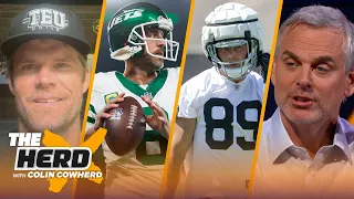 Aaron Rodgers discomfort, Expectations for Brock Bowers in Las Vegas? | NFL | THE HERD