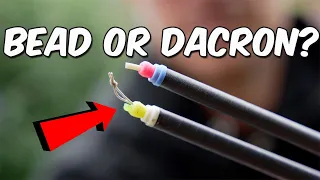 How To Tie Dacron Connectors and The Direct Bead Connection | Pole Fishing Tips