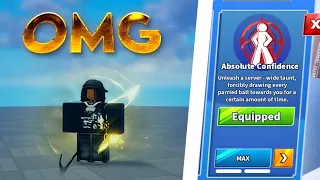 *NEW* ABSOLUTE CONFIDENCE IS THE BEST ABILITY In Roblox Blade Ball
