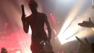 Travi$ Scott Live - Short Clip of 'Drunk' ft. Young Thug before mic gets cut. (4K)