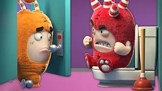 Oddbods | Toilet Door | All Funny Episodes | Cartoons For Kids | Oddbods & Friends