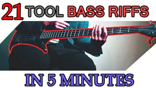 Top 21 Tool BASS Riffs