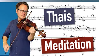 Thais Meditation | J. Massenet | Violin Sheet Music | Piano Accompaniment