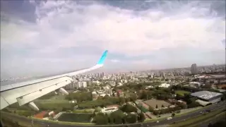 Landing / Aterrizaje / Pouso / Buenos Aires, Argentina (AEP)