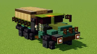 Minecraft Ural 4320 Russian Army Truck Tutorial V2