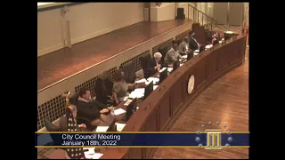 Montgomery City Council Meeting  (1/18/22)