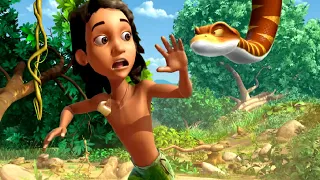 Маугли - Книга Джунглей - Все серии про то как Маугли спасает своих друзей! - мультфильм для детей