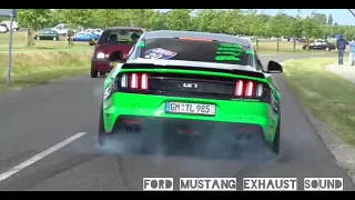 Ford Mustang Best Exhaust Sounds GT500#trending #mustang #cartunning