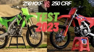 TEST 250 CRF / 250 KXF 2023 : APERO MOTO 🤯