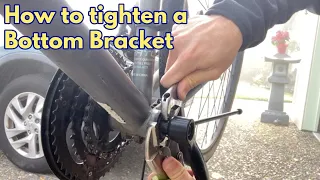 How to tighten your bottom bracket