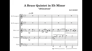 "ultimatum" A Brass Quintet in Eb Minor | MuseScore 4