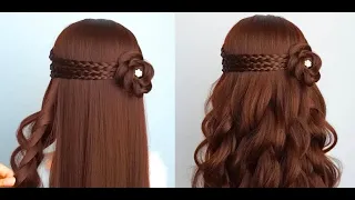 Easy and unique hairstyle for wedding | simple hairstyles 2024 | trendy hairstyle