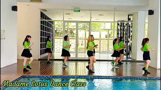 Livin' On Love Line Dance||Demo by Tayuka Karamoy & Madame Lotus Dance Class