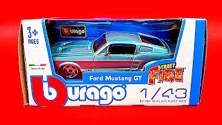 Bburago Ford Mustang GT| bburago cars 1/43 | bburago street fire | bburago cars collection | burago