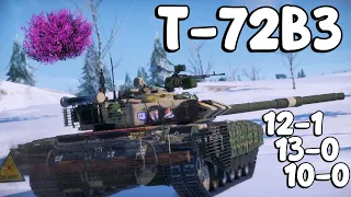 T-72B3. 12-1, 13-0 & 10-0.