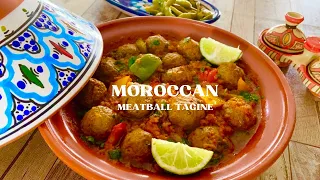 MOROCCAN Meatballs Tagine | Easy Moroccan Kefta Tagine