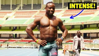 Ferdinand Omanyala INTENSE Training at Kasarani Ahead of Kip Keino Classic 2023