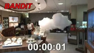 Fog Bandit activation test - Luxury Jewellers - security fog not security smoke!