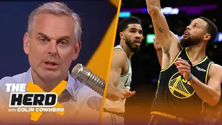 Jayson Tatum continues to shrink in NBA Finals while Steph Curry shines in Game 4 | NBA | THE HERD