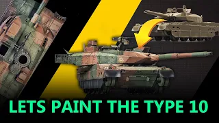 Painting the Tamiya 1/35 JGSDF Type 10 Tank | Full build | Part 2