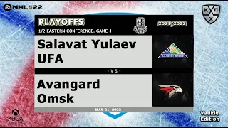 KHL - Salavat Yulaev UFA vs Avangard Omsk - Gagarin Cup - Season 2021/22 - NHL 22