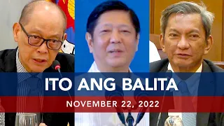 UNTV: Ito Ang Balita | November 22, 2022