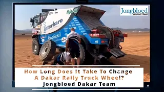 Insider Secrets to Changing a Dakar Rally Truck Wheel Fast #dakar2024