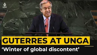 Guterres warns of looming ‘winter of global discontent’