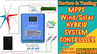 HYBRID WIND | SOLAR CHARGE CONTROLLER, REVIEW & TESTING! #solarenz  #renewableenergy