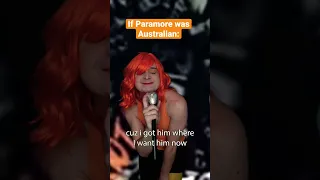 If Misery Business by Paramore was Australian! #shorts #paramore #hayleywilliams #miserybusiness