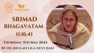 Srimad Bhagavatam (1.16.4) Class by HG Jhulan Lila Devi Dasi