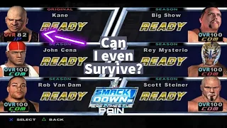 6 Man Battle Royal but Everyone's OVR is 100 Except Mine | Smackdown! Difficulty | HCTP | PCSX2 | HD