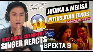 MELISA X JUDIKA - PUTUS ATAU TERUS (Judika) - Indonesian Idol 2021 TOP 5 | SINGER REACTION