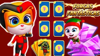 TALKING TOM GOLD RUN FANTASTIC FORCES EVENT LUCKY CARD Character Carnival Angela UNLOCKED GAMEPLAY