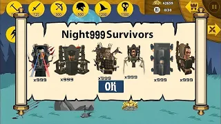 NEW MOD NIGHT 999 SURVIVORS UNLOCKED LIMITED x999 ARMYS SKIBIDI TOILET VIP MOD | STICK WAR LEGACY