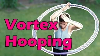 How to Hula Hoop For Beginners (Vortex Hooping Continuous Lift Up and Down Lasso)