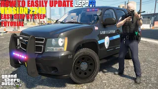 How To Easily Update LSPDFR & Scripthookv - Grand Theft Auto V 2245 ( #LSPDFR )