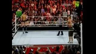 WWE Raw 27/02/2012 - John Cena vs The Miz