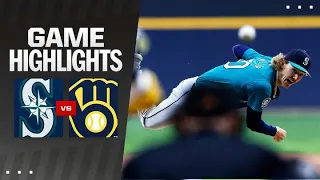 Mariners vs. Brewers Game Highlights (4/6/24) | MLB Highlights