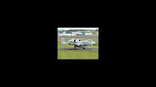 MILITARY EPIC A-10c THUNDERBOLT II Jets go PAST ME to depart PRESTWICK