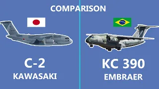 Aircraft comparison Brazil's KC-390 vs Japan's Kawasaki C-2