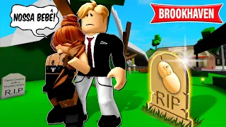 A MILIONARIA teve BEBÊ e algo TERRIVEL ACONTECEU | Historinha ROBLOX | Brookhaven RP🏡