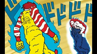 (RoA)  Pepsi-man vs Ronald McDonald but with Broly fight song