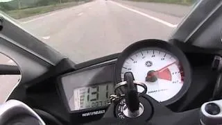 Yamaha YZF125 Vmax Speed  0-135 Ostatnia traska przed nadejściem zimy!